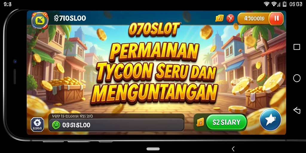 Tampilan dinamis dari gameplay dalam 070SLOT yang penuh strategi Tycoon.
