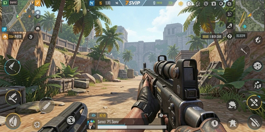 Tampilan gameplay mendebarkan dalam 7SVIP, penuh aksi dan strategi.