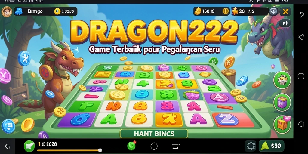 Gambaran gameplay seru permainan Bingo di DRAGON222.