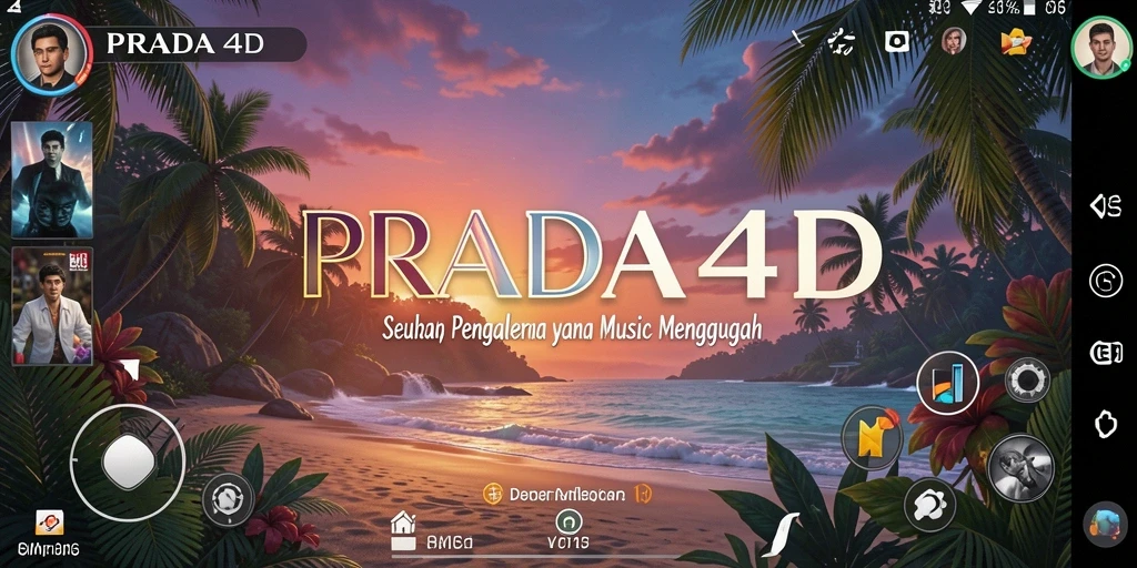 Tampilan gameplay PRADA4D yang memukau dan interaktif.