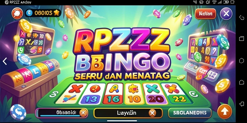 Gambaran gameplay memukau dalam permainan Bingo RPZZZ.