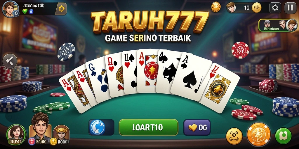 Tampilan menarik dari gameplay Domino di TARUH777.